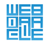 WebOracle logo — pixel blocks spelling WEBORACLE